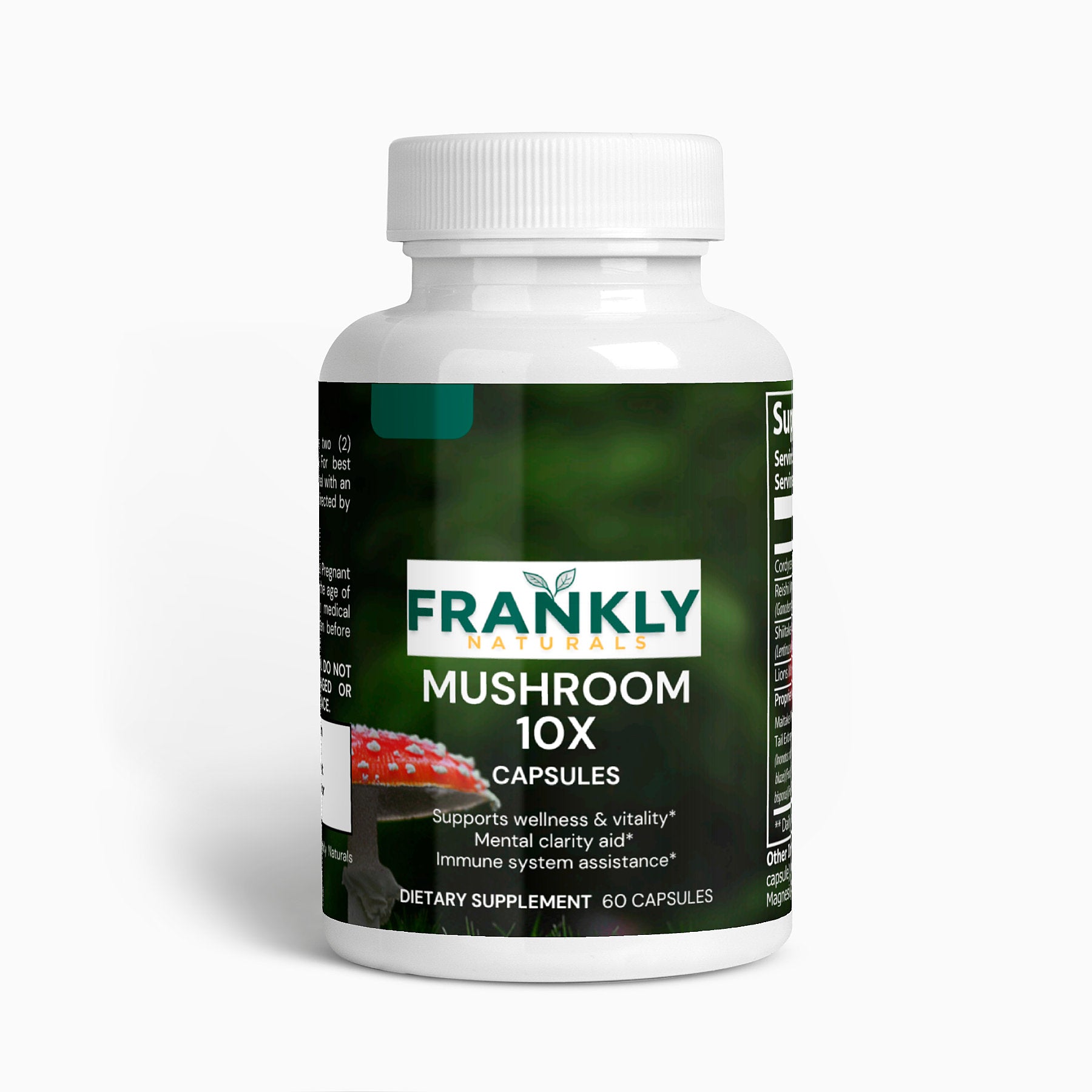 Frankly Naturals- Mushroom Complex 10 X