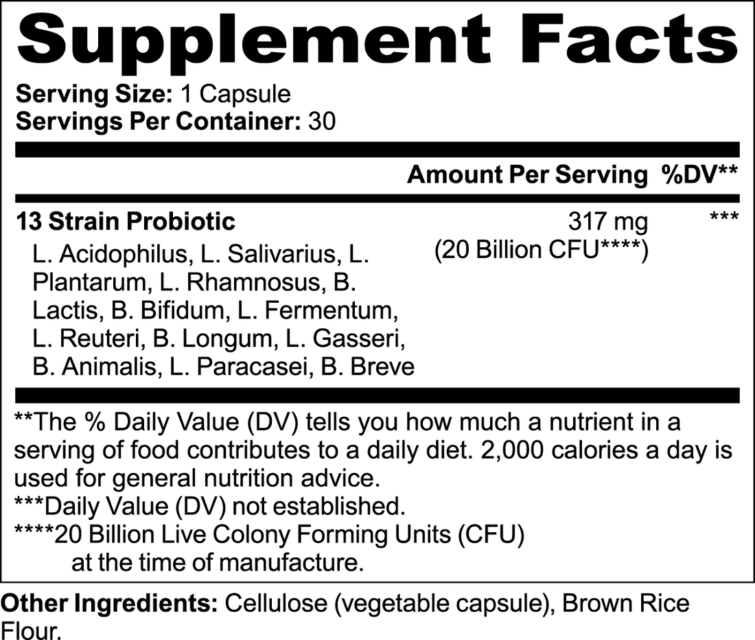 Frankly Naturals- Probiotic 20 Billion