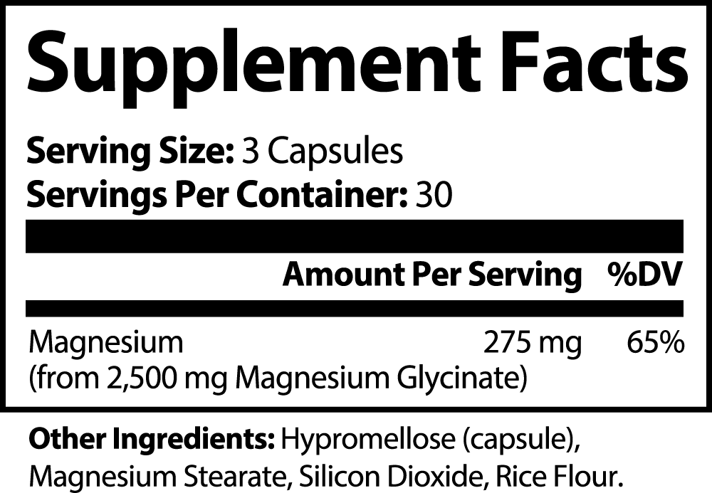 Frankly Naturals- Magnesium Glycinate