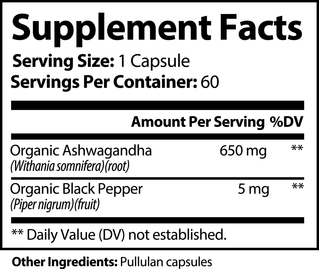 Frankly Naturals- Ashwagandha